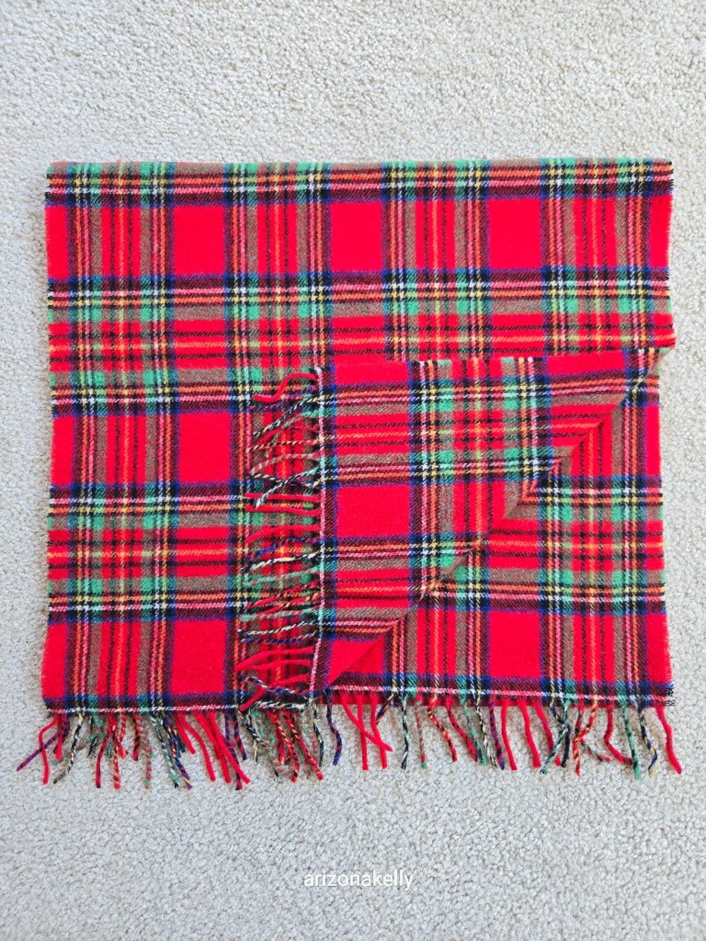 NWOT J. Crew Tartan Plaid Wool Blend Scarf